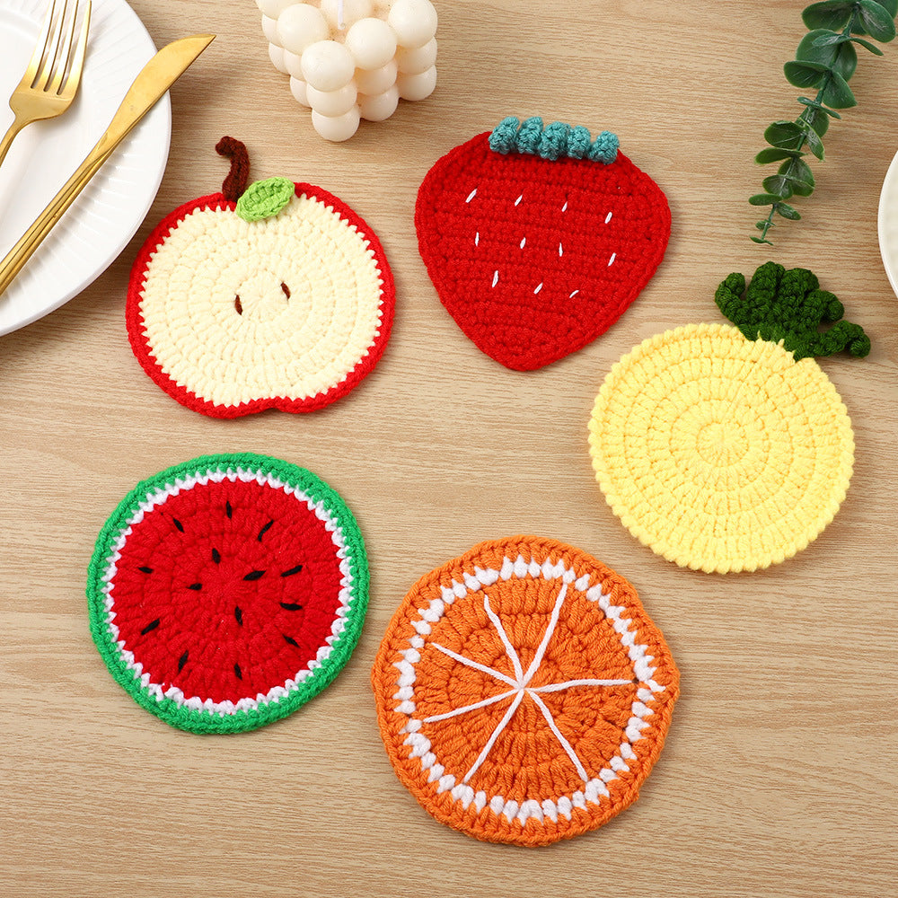 Crochet Fruit Coaster