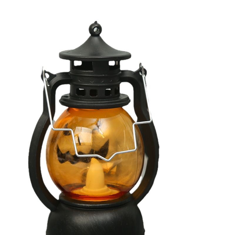 Lantern with pumpkin motif