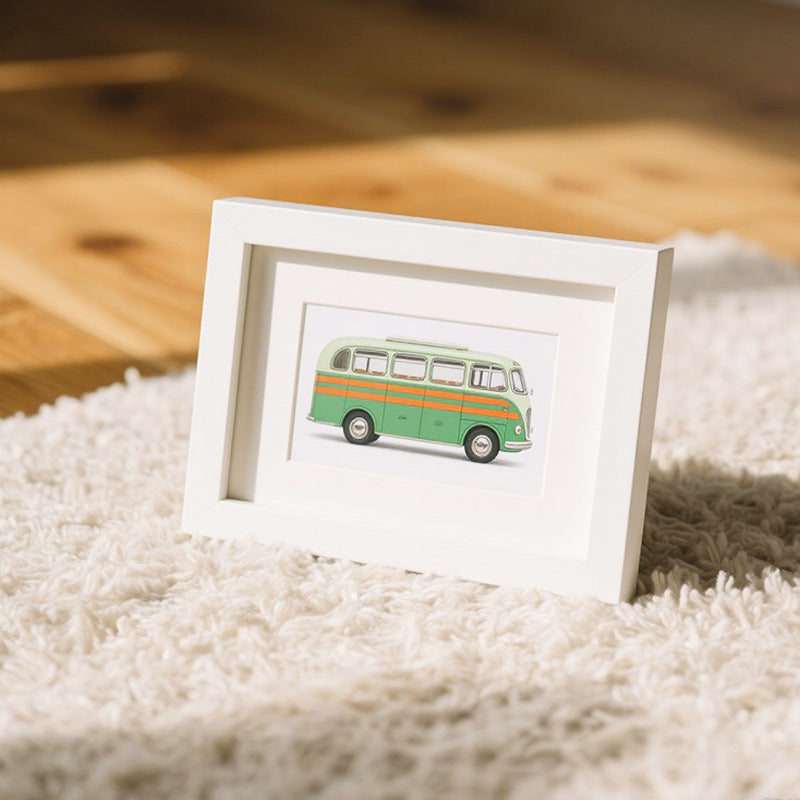 Vintage-Inspired Vehicle Wall Frame