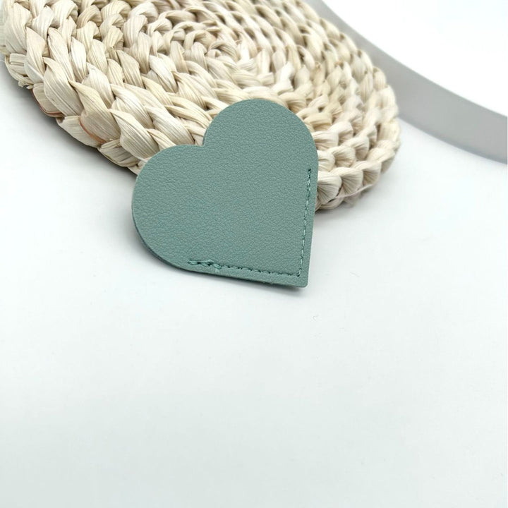 Heart-Shaped Leather Accessory