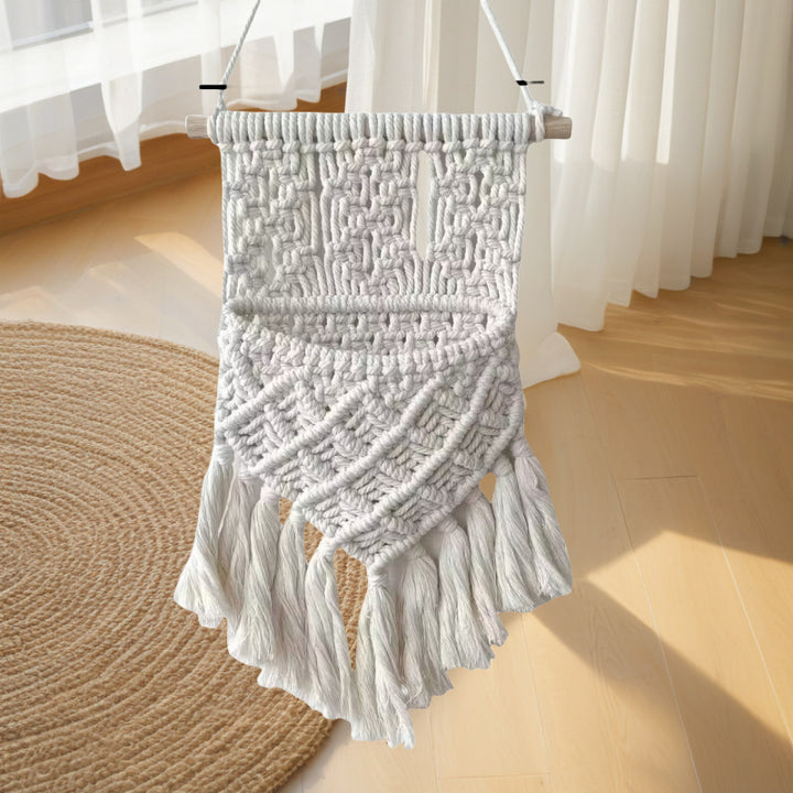 Wall-Mounted Macramé Planter