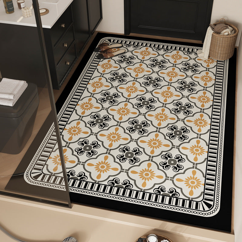 Playful Dog-Themed Bath Mat