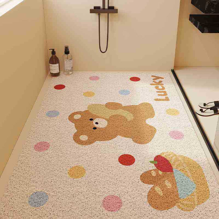 Cartoon Character Themed Bath Mat Avarnia