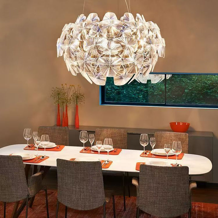 Modern geometric pendant light