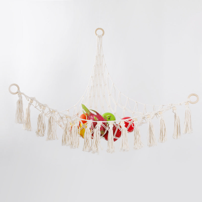 Hanging fruit net