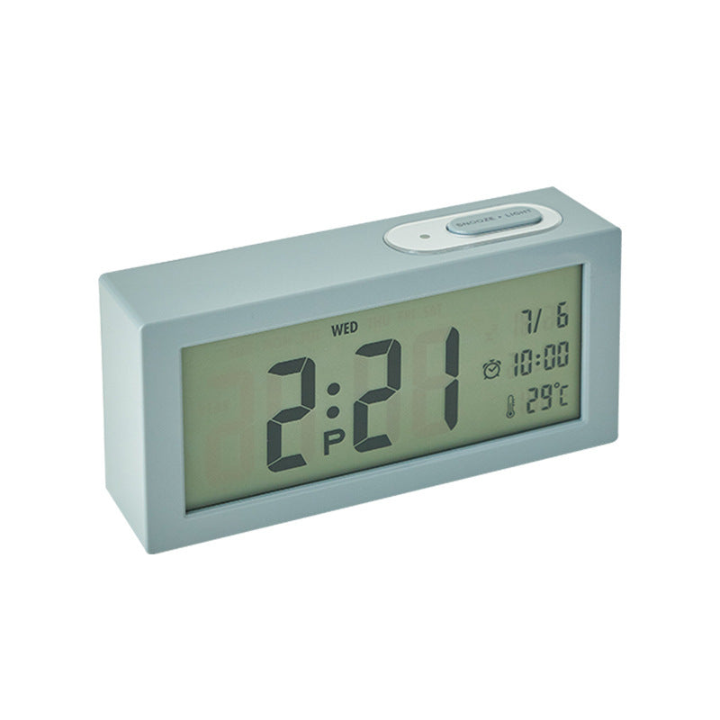 Digital Alarm Clock with Large Contrasting LED Display and Temperature Display