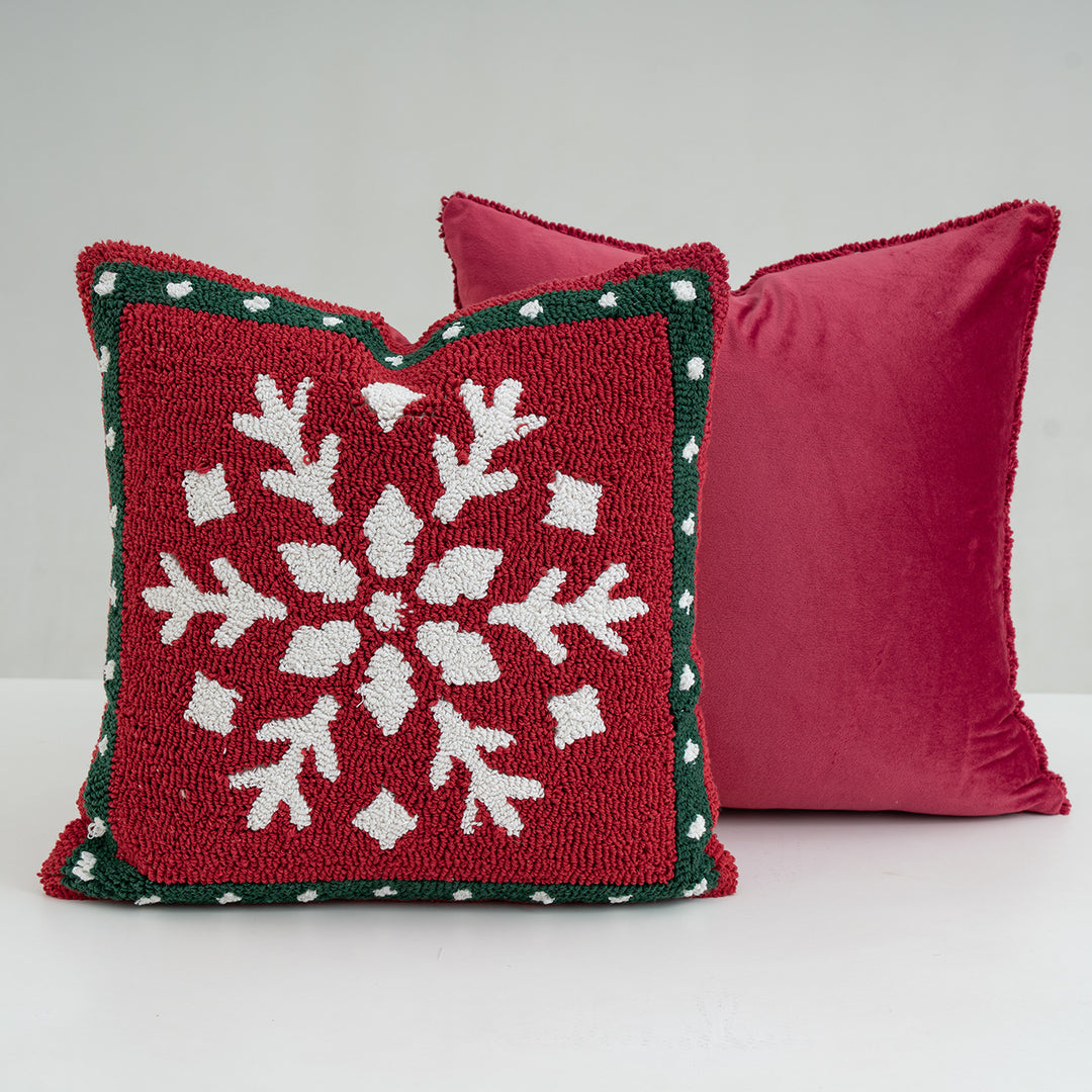 Travel pillow in candy cane design with ergonomic neck support