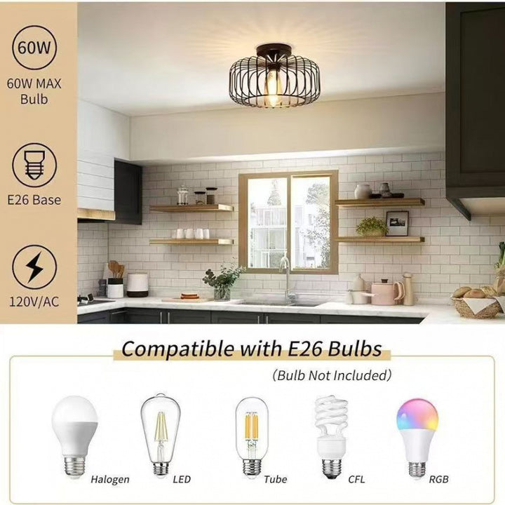 Industrial ceiling light