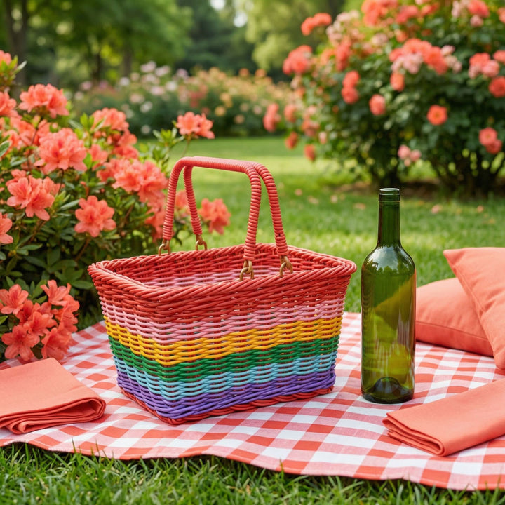 Basket with sturdy handles
