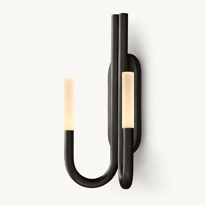 Modern double-arm wall lamp