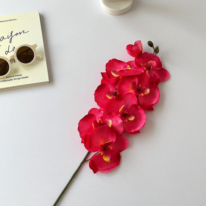 Faux Orchid Floral Spray