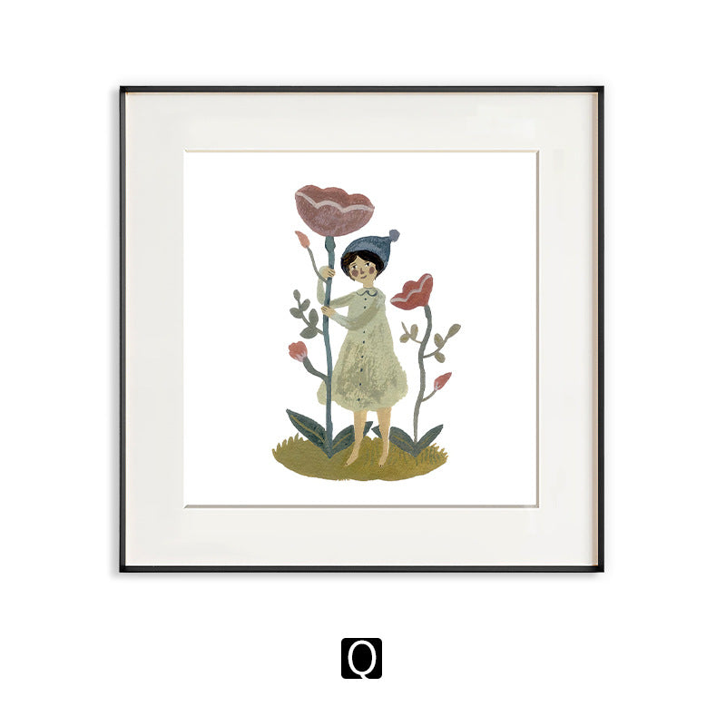 Framed Animal Illustration Artwork