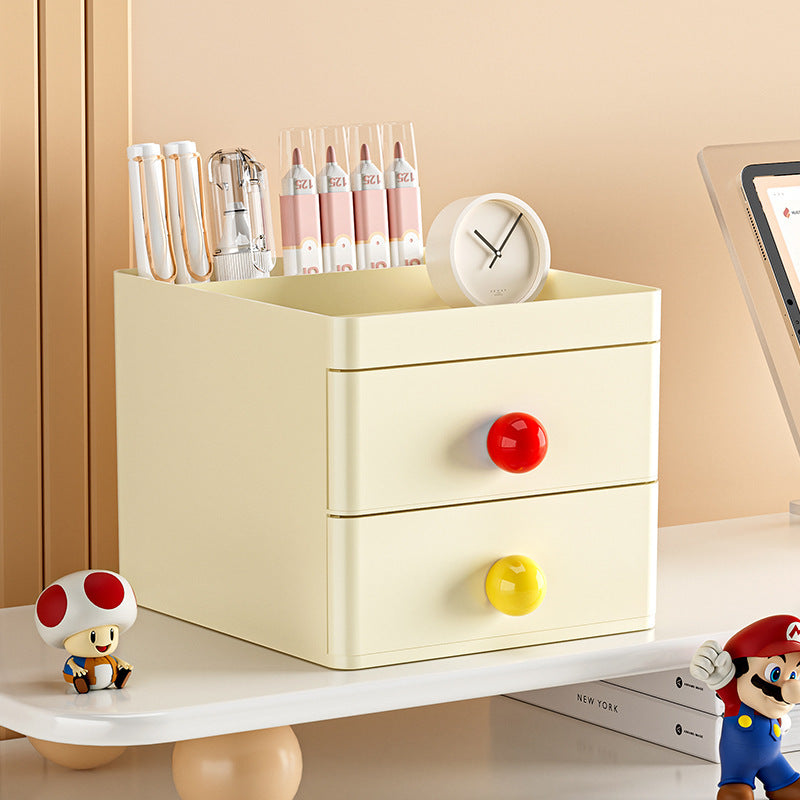 Stylish Two-Drawer Storage Organizer