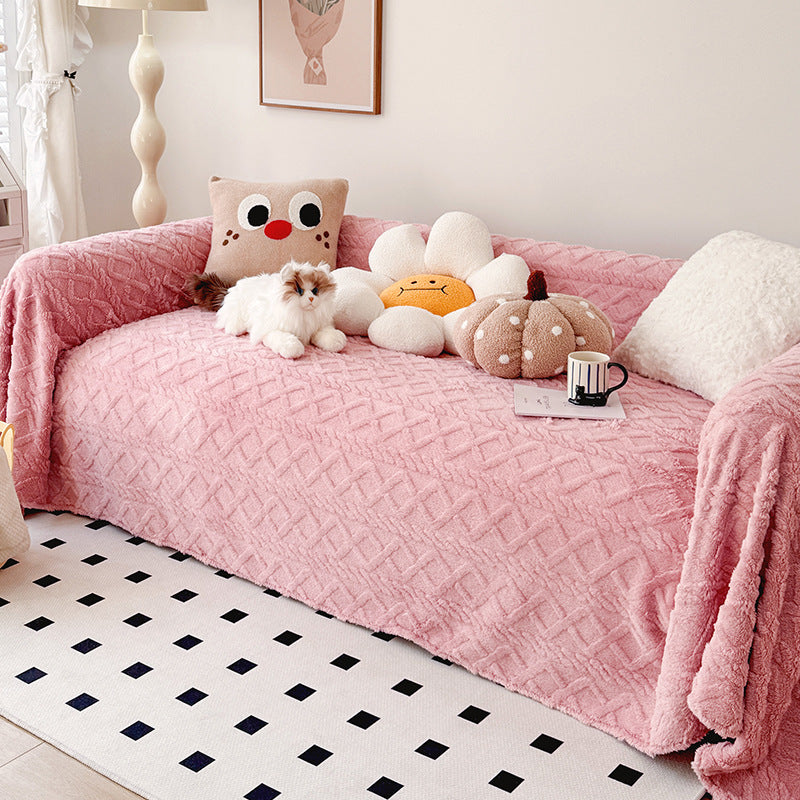 Cozy Butterfly Pattern Sofa Throw Blanket