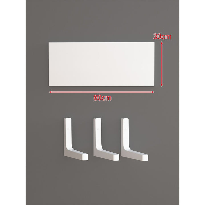 Long Narrow Floating Wall Shelf Kit with Concealed Heavy-Duty Brackets