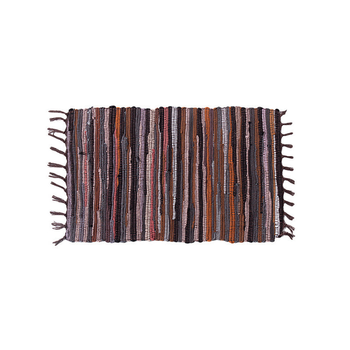decorative Boho runner rug with fringes