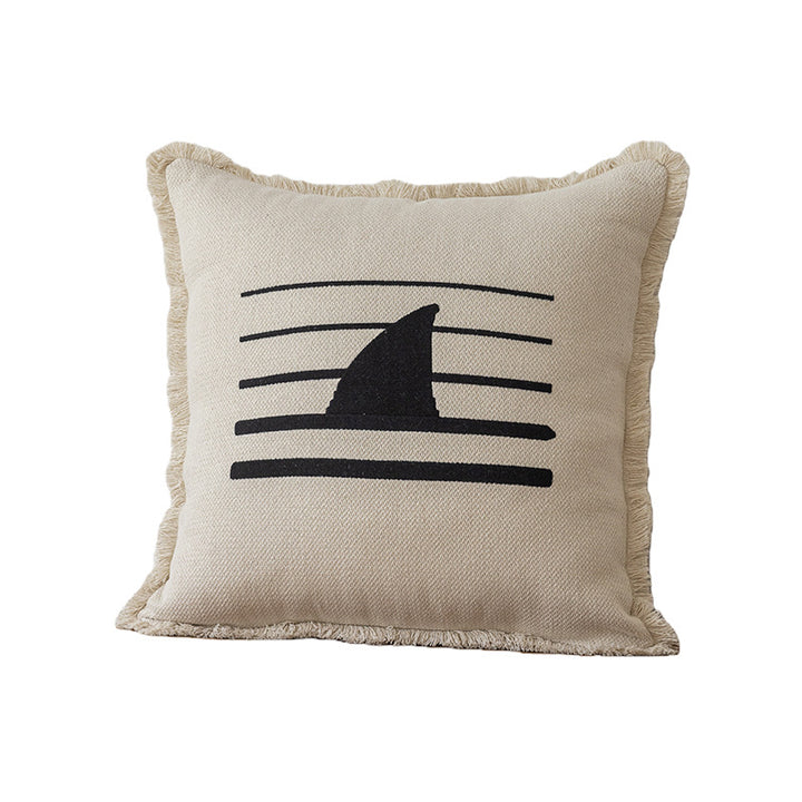Coastal-Themed Decorative Throw Pillow