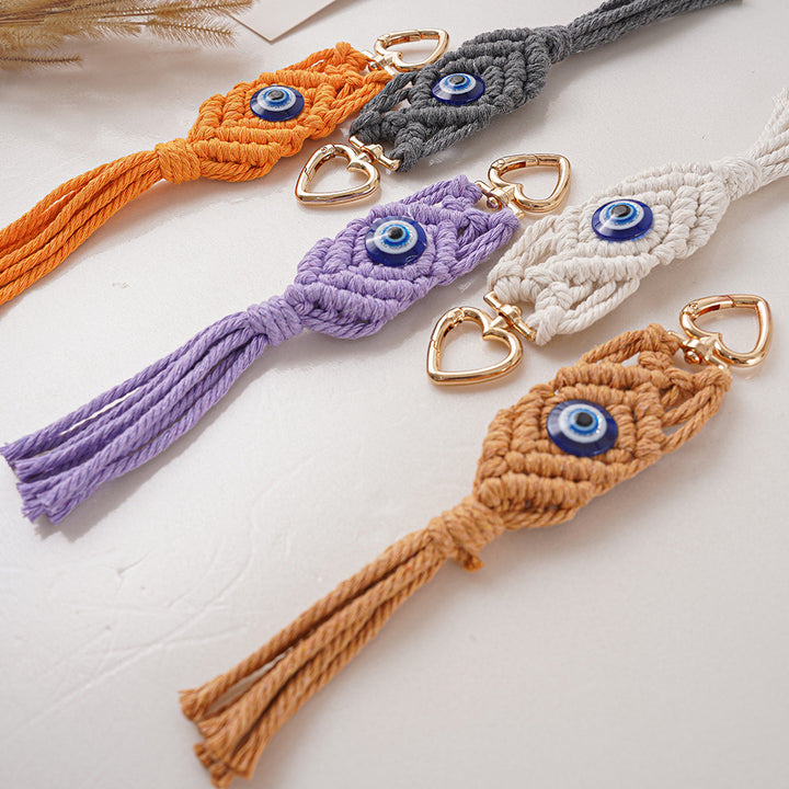 Decorative Macrame Keychain Holder