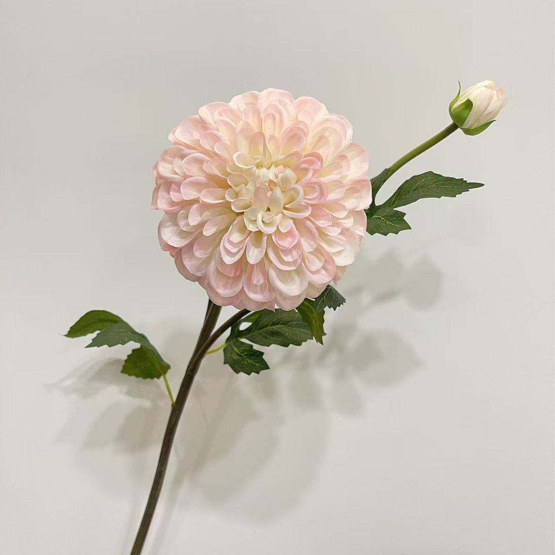 Decorative Faux Dahlia Flower Stem for Home Decor