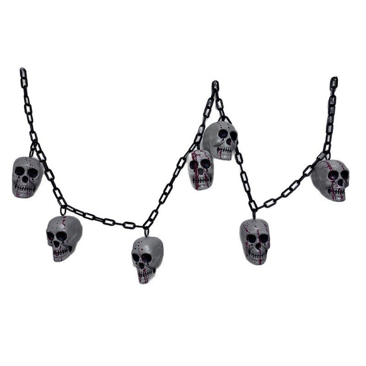 Creepy Skull Chain Decoration