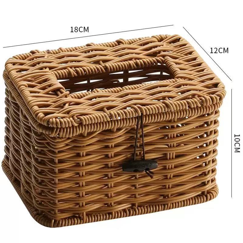 Handcrafted Wicker Storage Box