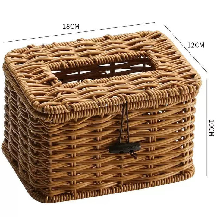 Handcrafted Wicker Storage Box