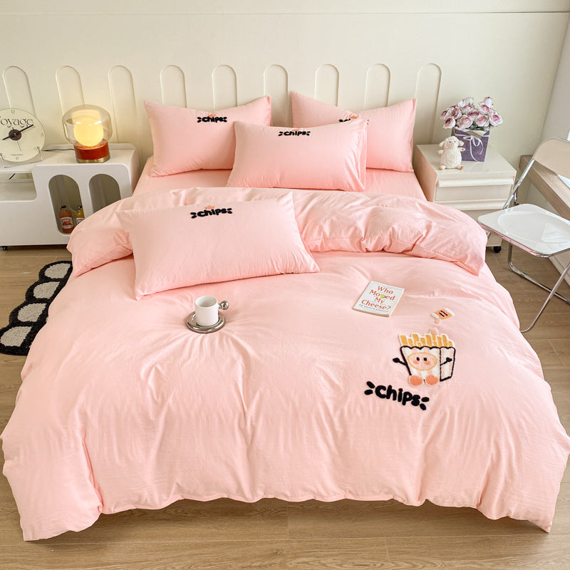 Playful Panda-Themed Duvet Cover Set