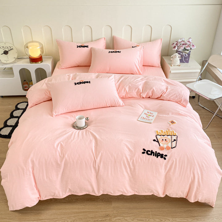 Playful Panda-Themed Duvet Cover Set