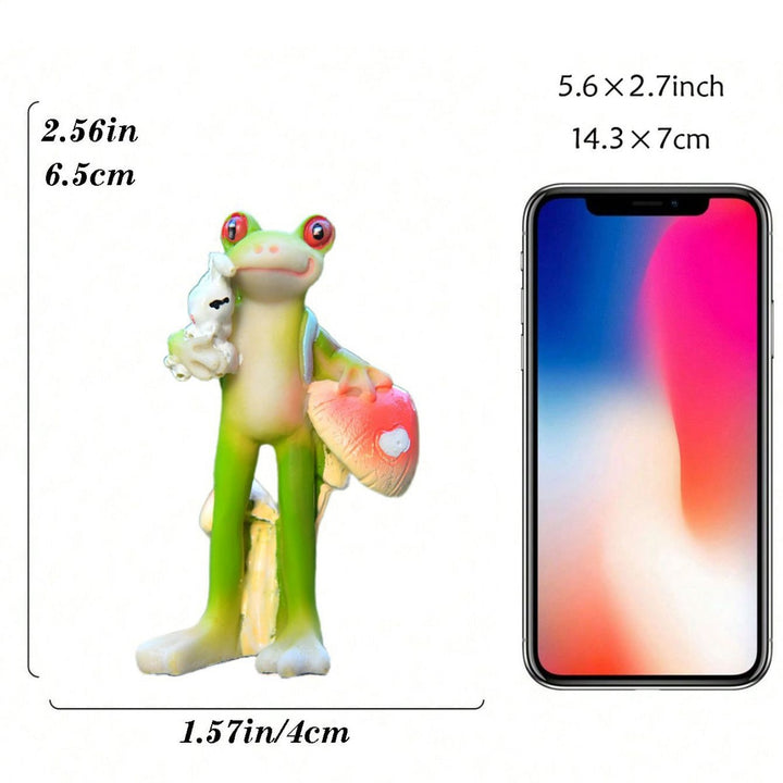Whimsical Frog Figurine