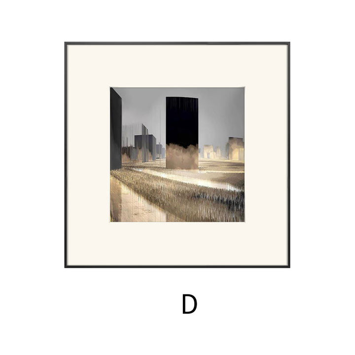 Framed Abstract Landscape Wall Art