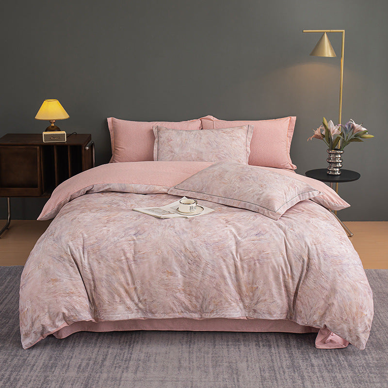 Nature-Inspired Botanical Print Duvet Cover Set