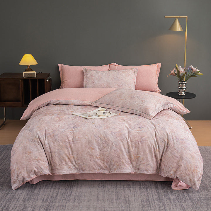 Nature-Inspired Botanical Print Duvet Cover Set