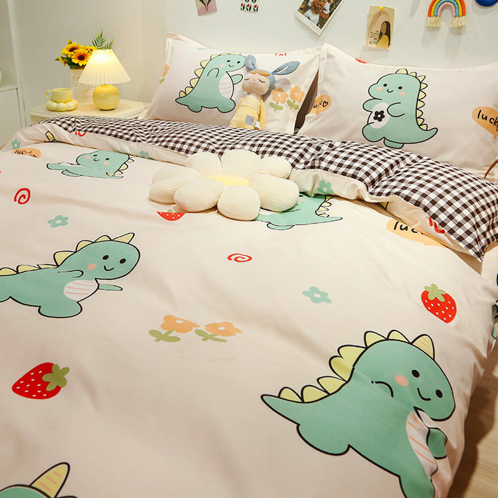 Fun Cartoon-Themed Duvet Cover Set