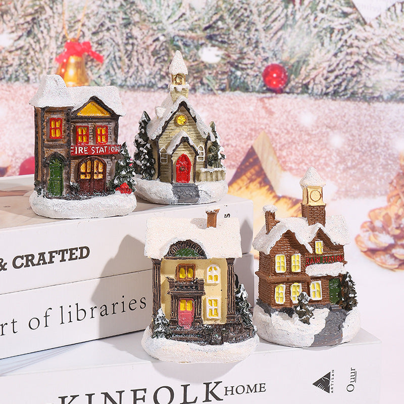 Decorative Fire Watch Christmas Figure