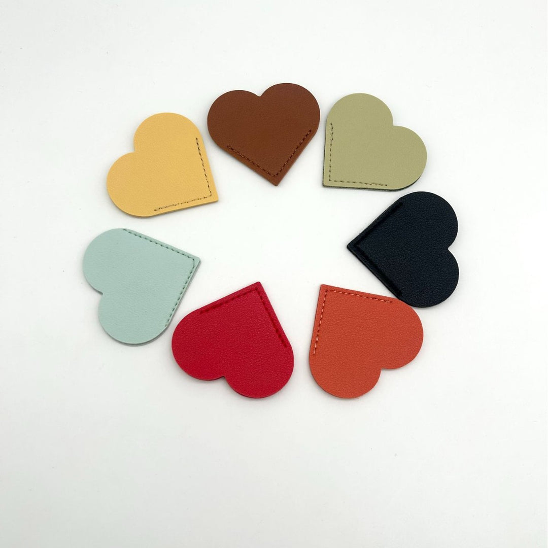 Heart-Shaped Leather Accessory