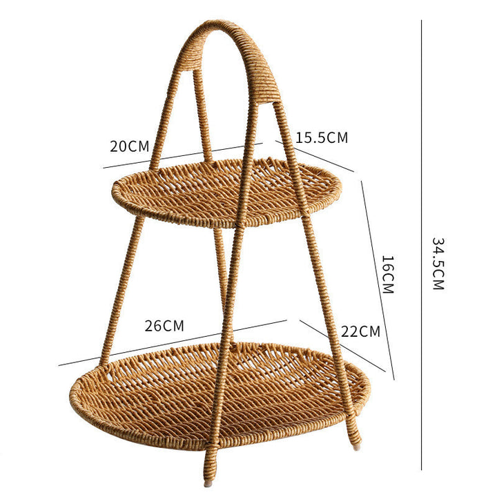 Handcrafted Wicker Storage Basket