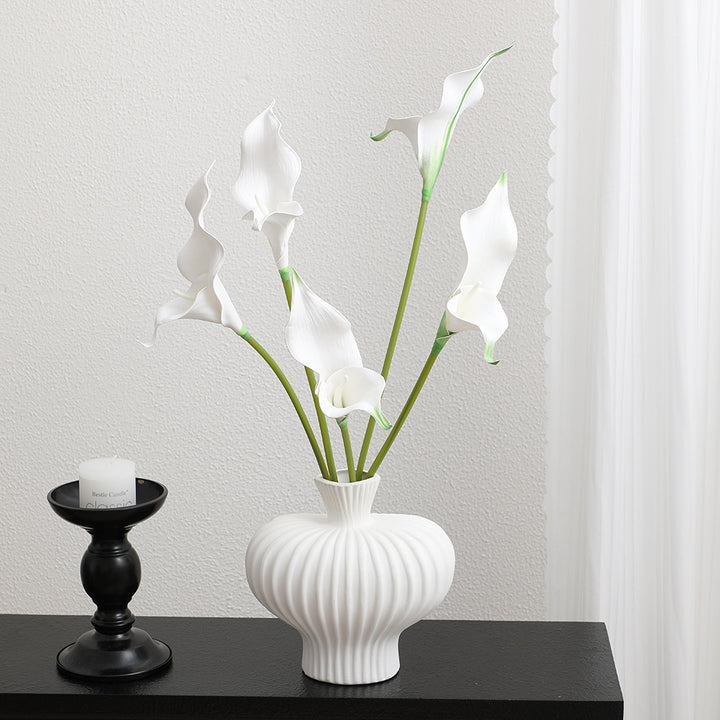 Artificial Calla Blossom Branch with Realistic Details