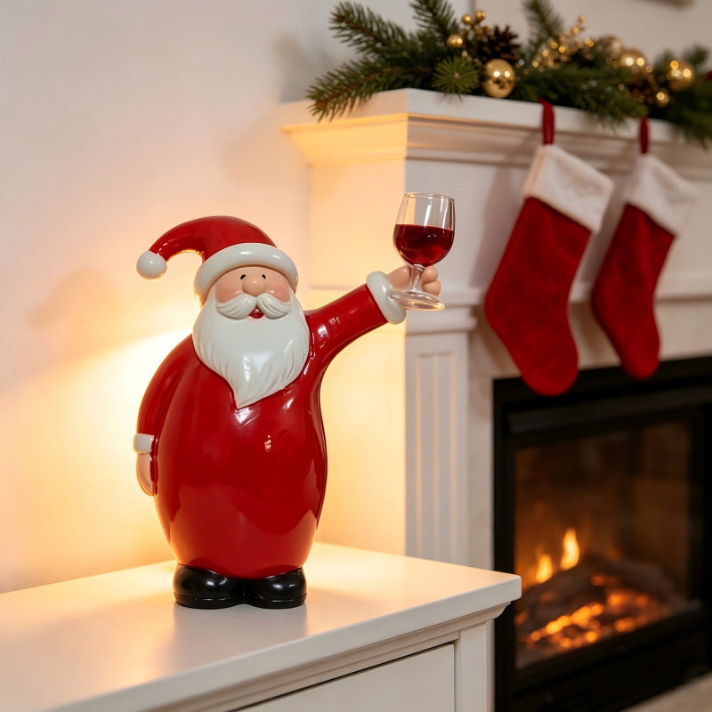 Funny Santa Claus figure with beer mug