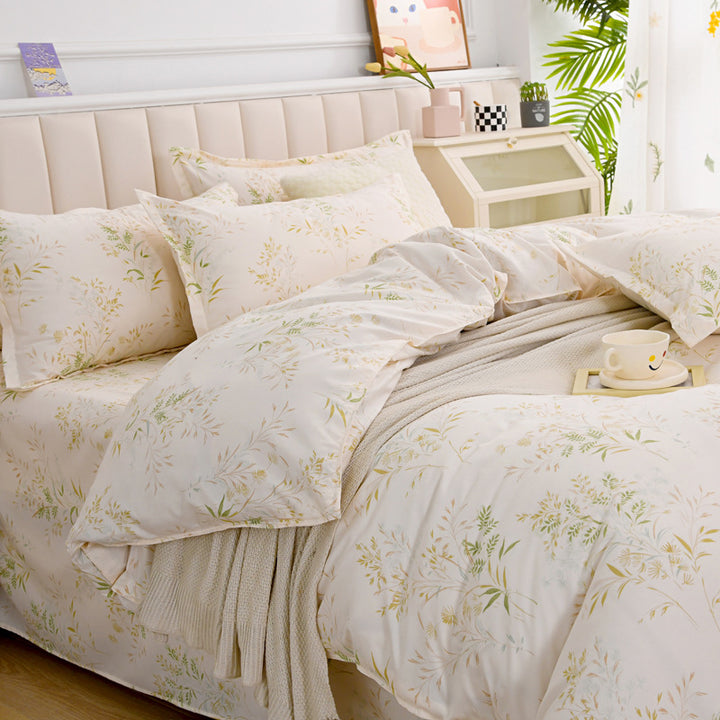 Luxury Floral Print Bedding Set
