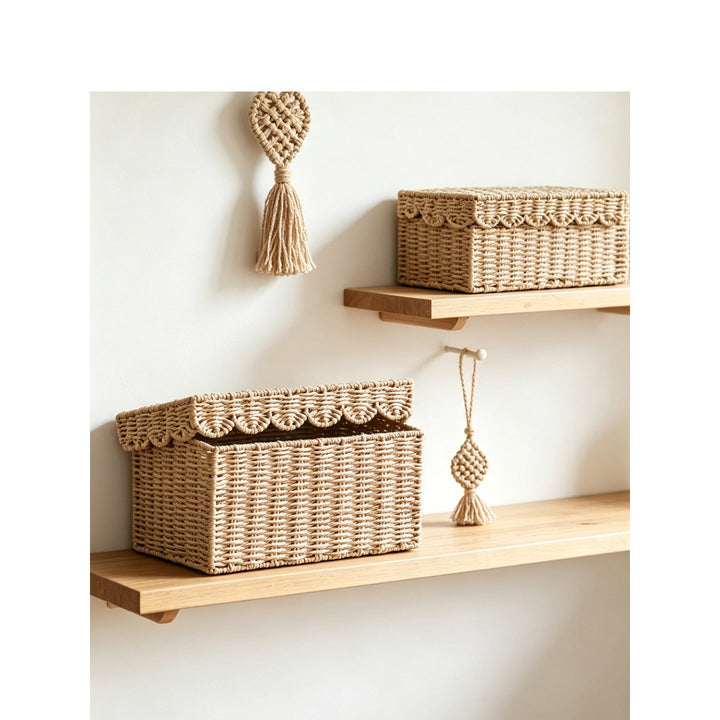 Basket with lid