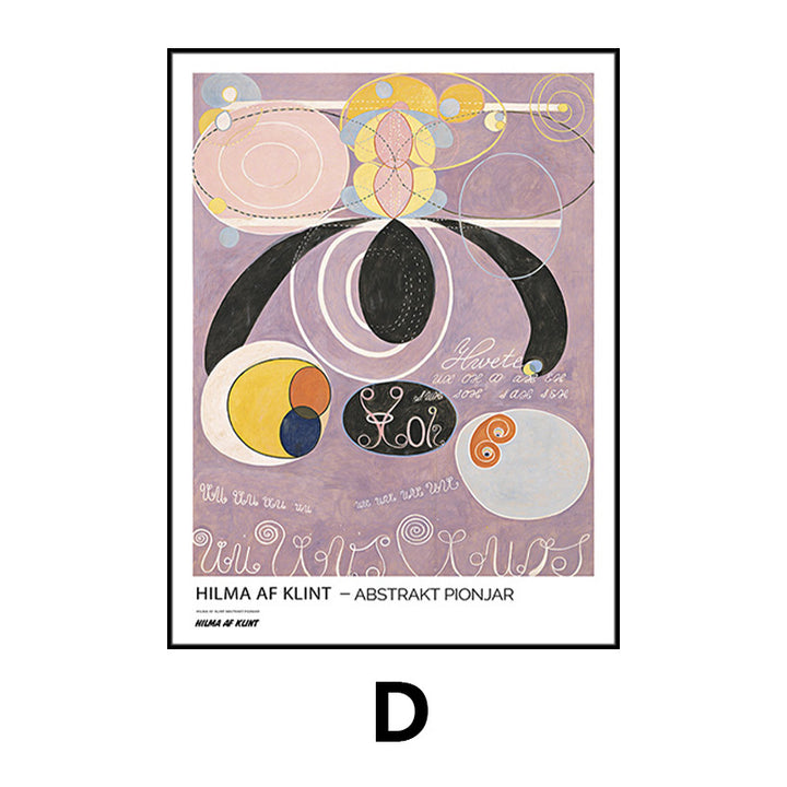 Framed Abstract Expressionist Art Print