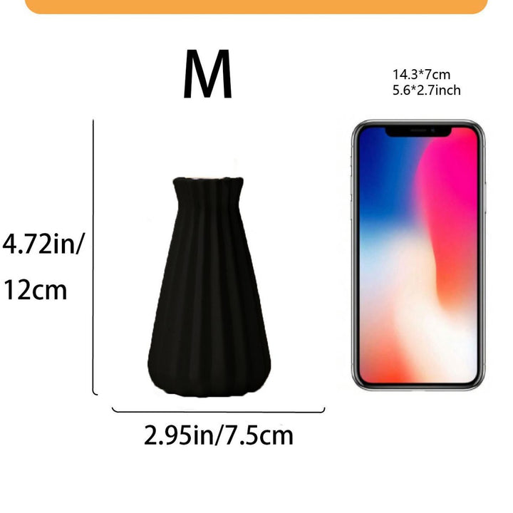 Elegant Textured Ceramic Vase