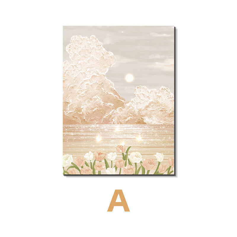 Decorative Floral Landscape Art Print