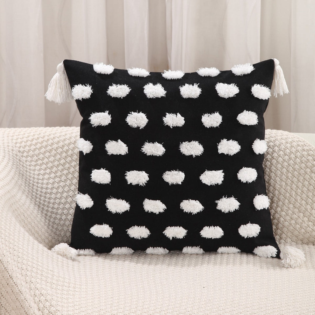 Textured Diamond Pattern Throw Pillow