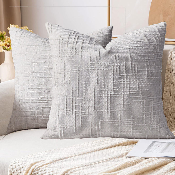 Luxurious Textured Decorative Throw Pillow