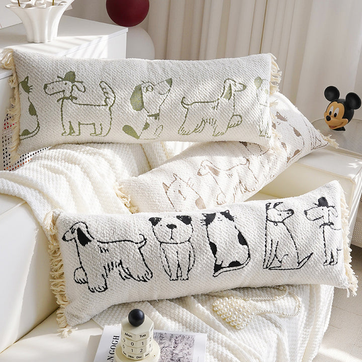 Decorative Pet-Themed Throw Pillow
