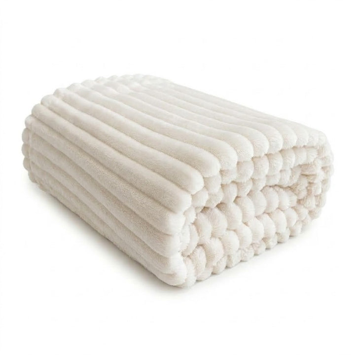 Premium Textured Fleece Blanket