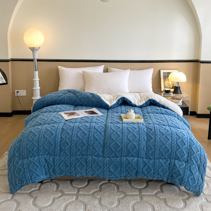 Reversible Plush Bed Blanket Avarnia