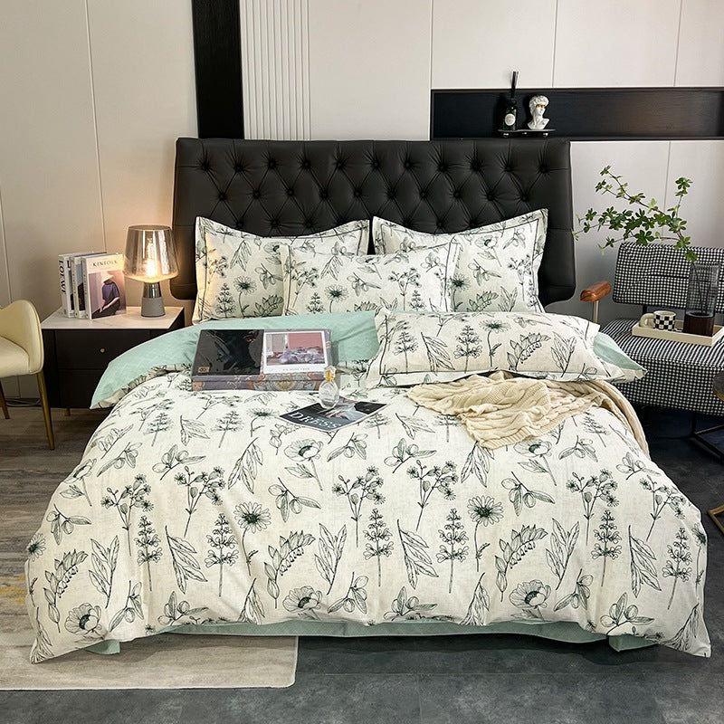 Floral Pattern Duvet Cover Set