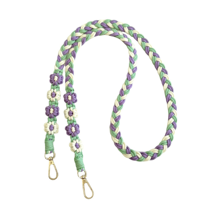 Handmade Macrame Floral Dog Leash